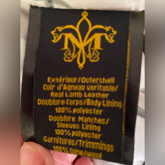 Mackage Hooded Leather Jacket Size M in good condition - Picture 16 of 16